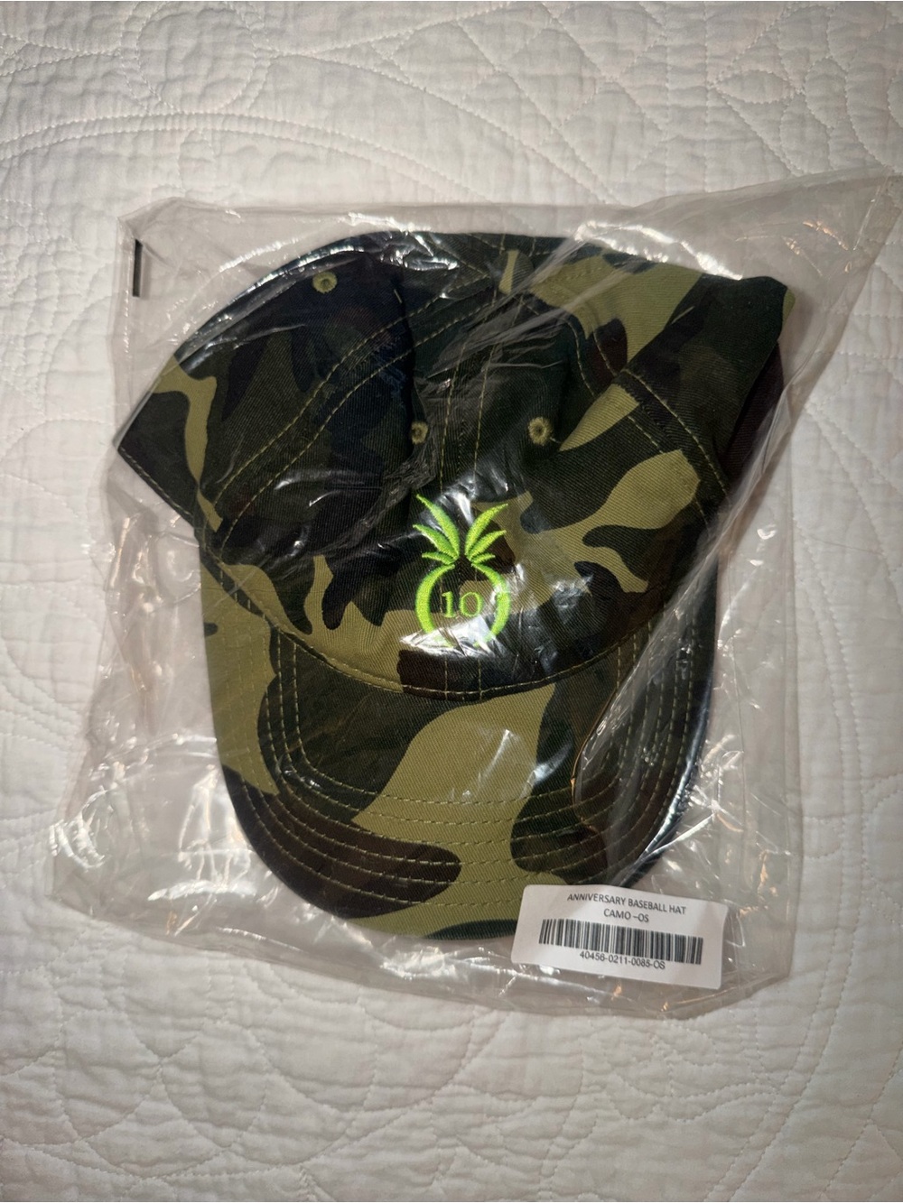 Camo Baseball Hat NWT
